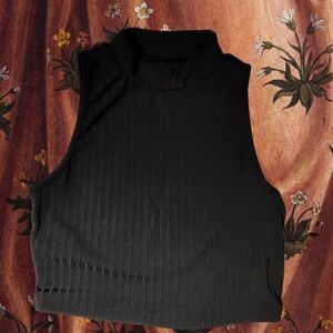 Black Sleeveless Top